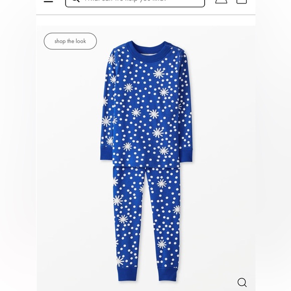 Pristine Hanna Andersson Snowflake PJs - Picture 3 of 3